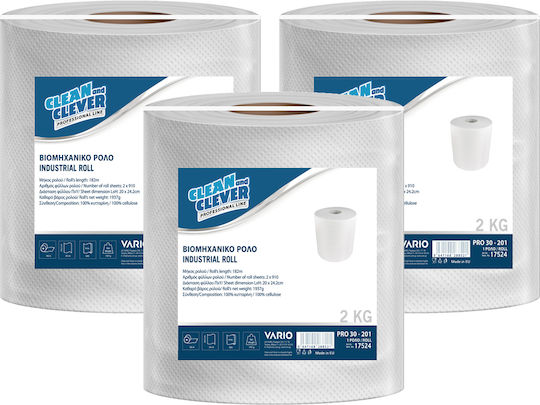 Kitchen Paper 2 Sheets 3 Rolls 2000g per Roll