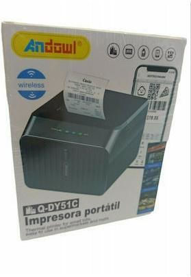 Andowl Θερμικός Εκτυπωτής Αποδείξεων Φορητός Bluetooth