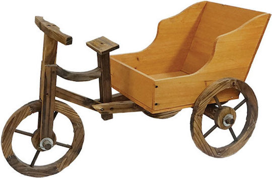 Marhome Decorative Garden Wooden Bicycle 40x70cm 70cmx35cmx35cm ATC-05011