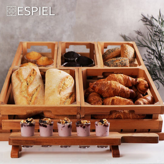 Espiel Διακοσμητικό Καφάσι Κήπου Ξύλινο 26.4x16.2x11εκ. 6τμχ KOP202