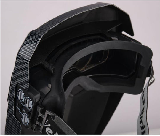 Helix Welding Glasses with 122.5x35mm Visual Field Black