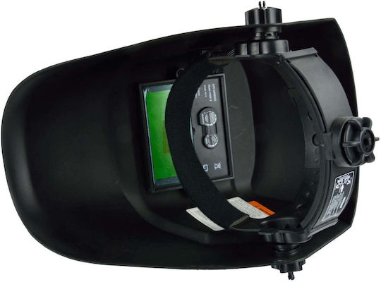 Geko Electronic Welding Helmet Optical Field 98x9mm Black
