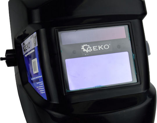 Geko Electronic Welding Helmet Optical Field 98x9mm Black
