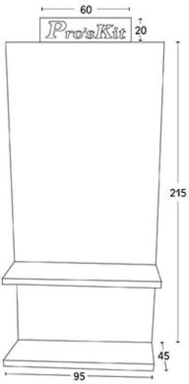 Metallic Product Display Stand