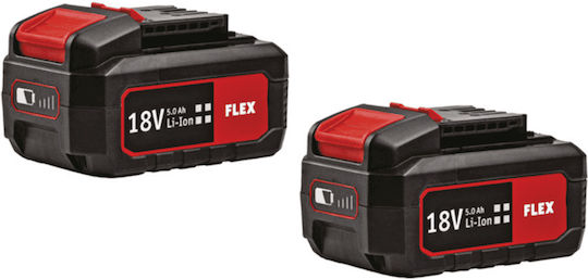 Flex CER 18.0-EC/5.0 Set Trimmfräse 18V Bürstenlos 2x5Ah mit Geschwindigkeitseinstellung und Staubabsaugsystem