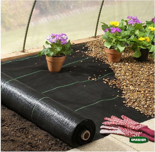 Grasher 100999 Ground Cover Fabric 95gr/m² 3x50m Black