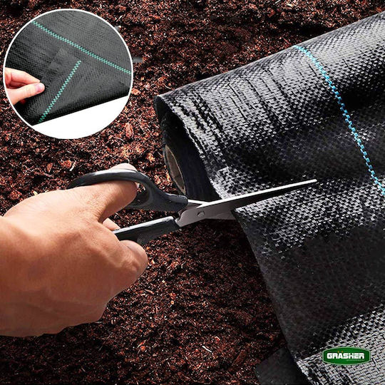 Grasher Fabric Ground Cover 95gr/m² 1.5x50m Black