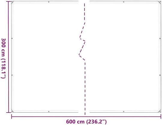 vidaXL 3308691 Покривало за Оранжерия