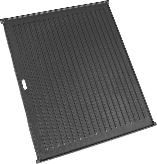 Thermogatz Baking Plate Double Sided with Cast Iron Flat & Grill Surface 22x42cm