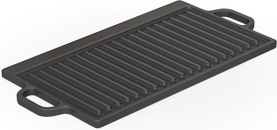 Thermogatz Πλάκα Ψησίματος Διπλής Όψης με Λεία & Ραβδωτή Επιφάνεια