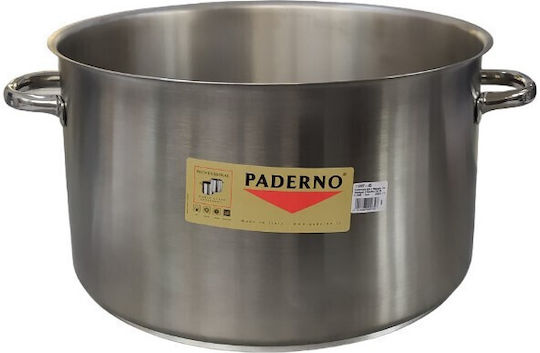 Paderno Series 1000 Ανοξείδωτη Χύτρα Χωρητικότητας 20.5lt με Διάμετρο 36εκ. και Ύψος 21.5εκ.
