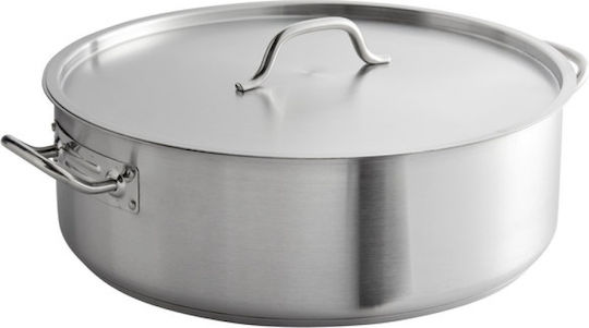 GTSA Inoxidabil Cuptor olandez Cu Capacitatea 27lt cu Diametru 45cm și Înălțime 17cm.