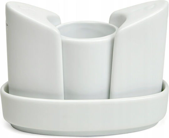 Hendi Salt/Pepper Shaker Set with Stand 3pcs 786420 12.5x5.4x9cm