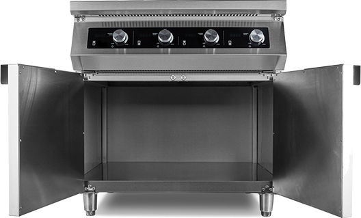 Lappas Ηλεκτρική Εστία Επαγωγική Τετραπλή 17kW 80x70x90cm