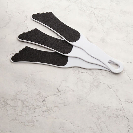 Tools for Beauty White Ράσπα Ποδιών Γυαλόχαρτου με Πλαστική Λαβή