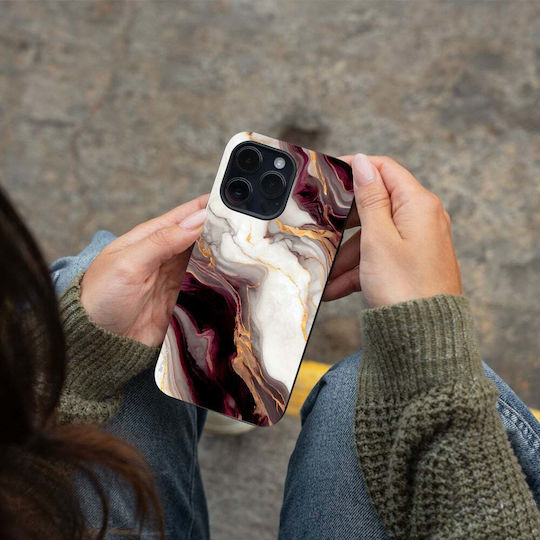 Sonique Marble Series Case for Realme 10 4G Bordeaux