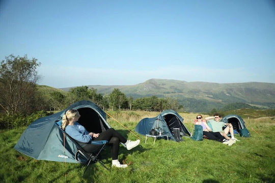 Vango Soul 200 Σκηνή Camping Τούνελ Ορειβασίας Μπλε με Διπλό Πανί 4 Εποχών για 2 Άτομα Αδιάβροχη 3000mm 270x130x95εκ. Deep Blue