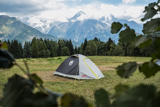 Coleman Darwin 3 Camping Tent Igloo Grey with Double Cloth 3 Seasons for 3 People 210x110x180cm