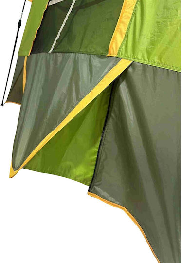 Salty Tribe Seminole 4 Automatic Camping Tent Igloo Green with Double Cloth 4 Seasons for 4 People 240x210x175cm
