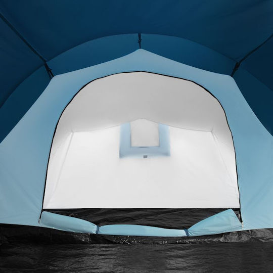 Spokey 2+2 vier Personen Campingzelt Tunnel Blau 3 Jahreszeiten für 4 Personen