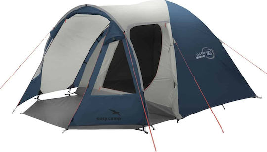 Easy Camp Blazar 400 Camping Tent Tunnel Blue 3 Seasons For 4 People 360x260x180cm