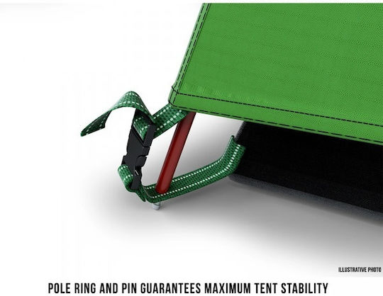 Husky Baron 4 Winter Camping Tunnel Mountaineering Green for 4 People Waterproof 6000mm 420x260x130cm
