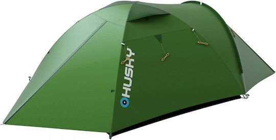 Husky Baron 4 Winter Camping Tunnel Mountaineering Green for 4 People Waterproof 6000mm 420x260x130cm