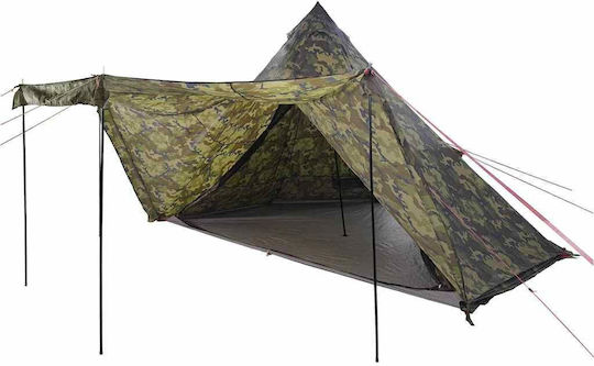 vidaXL Σκηνή Camping Teepee για 6 Άτομα 486x486x280εκ.