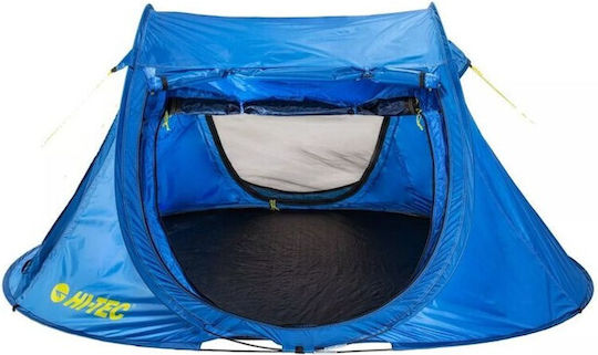 Hi-Tec Лятна Палатка За Къмпинг Изскачаща Синя За 3 Човека 220x180x105см