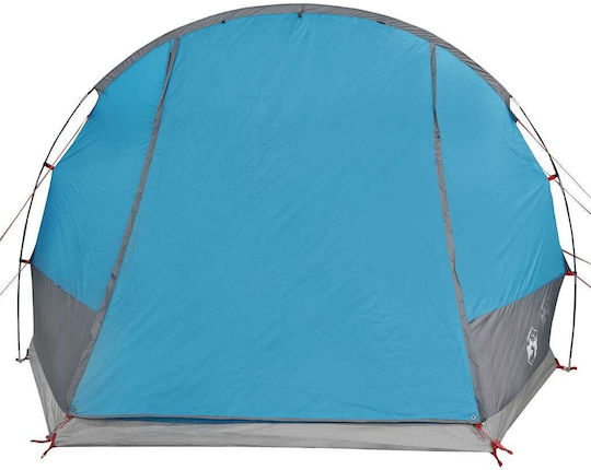 vidaXL Summer Camping Tunnel Car Tent Blue for 2 People 470x332x216cm