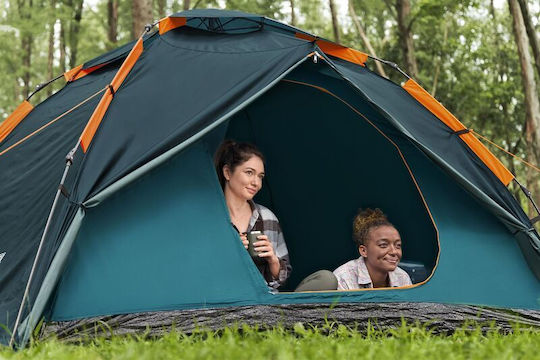 Bestway Automatic Camping Tent Igloo Blue 3 Seasons For 4 People 210x210x240cm