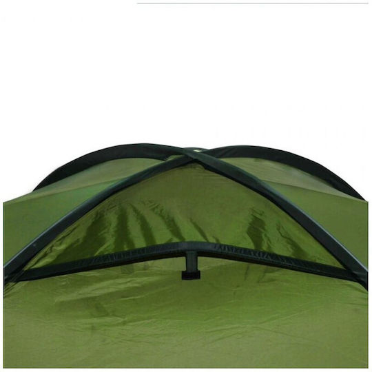 High Peak Woodpecker 3 LW Camping Tent Igloo Mountaineering Green with Double Cloth 4 Seasons for 3 People Waterproof 3000mm 220x190x110cm