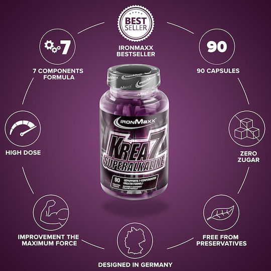 IronMaxx Krea7 Superalkaline 180 tabs
