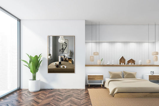 Modern Breakfast Corner With Abstract Art And Ancient Bust Μοντέρνα Γωνιά Πρωινού Με Αφηρημένη Τέχνη Και Αρχαία Προτομή σε Καμβά Modern Breakfast Corner With Abstract Art And Ancient Bust Μοντέρνα Γωνιά Πρωινού Με Αφηρημένη Τέχνη Και Αρχαία Προτομή σε Καμβά