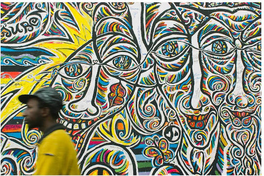 Πίνακας Colorful Abstract Street Art Πολύχρωμη Αφηρημένη Τέχνη Του Δρόμου 65x40