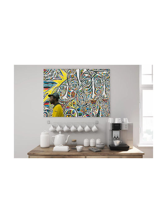 Πίνακας Colorful Abstract Street Art Πολύχρωμη Αφηρημένη Τέχνη Του Δρόμου 150x100