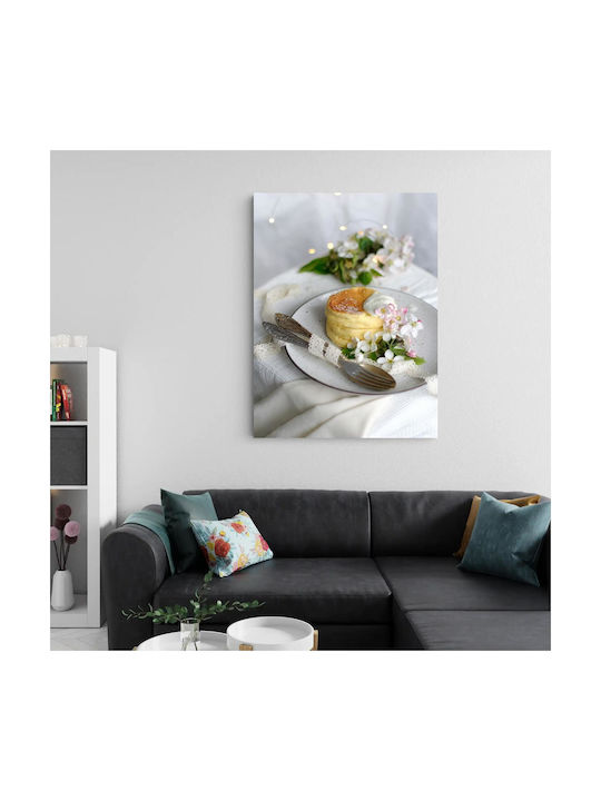 Πίνακας Elegant Dessert Flowers Κομψό Επιδόρπιο Λουλούδια 80x120