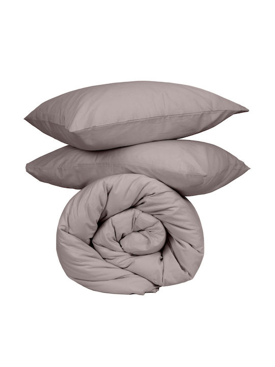 Sunshine Duvet Cover Cotton Single 170x250 Cotton Feelings 107 Dark Grey