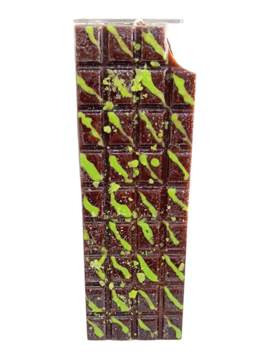 Handmade Funny Easter Candle XXL Large Chocolate Bar Dubai Chocolate 25cm Lab-10558