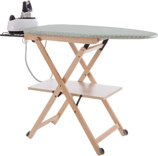 Bügelbrett für Dampfbügeleisen Zusammenklappbar 135x45x93cm