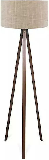 Heronia FLW-02 Vintage Φωτιστικό Δαπέδου Υ154εκ. Μπεζ