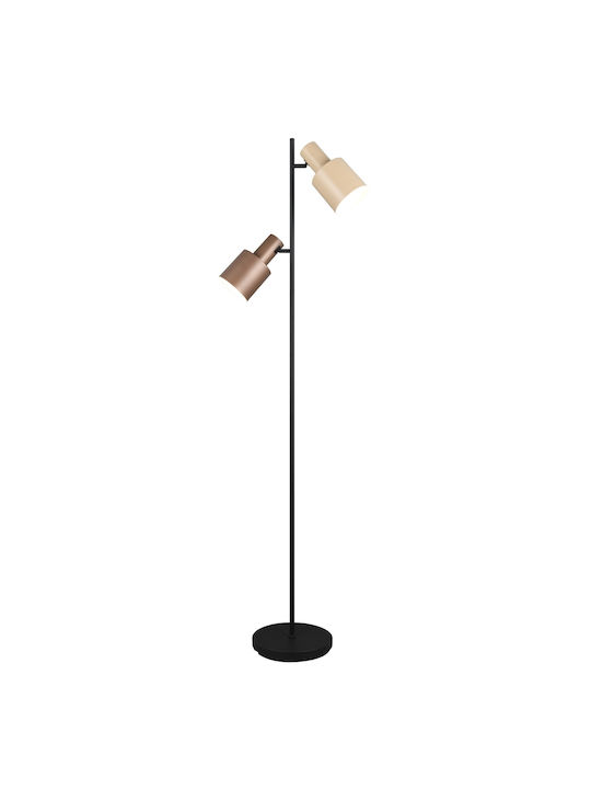 Trio Lighting Agudo Floor Lamp H161xW48cm. with Socket for Bulb E27 Multicolour