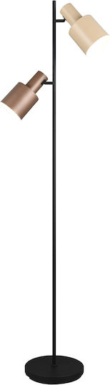 Trio Lighting Agudo Floor Lamp H161xW48cm. with Socket for Bulb E27 Multicolour