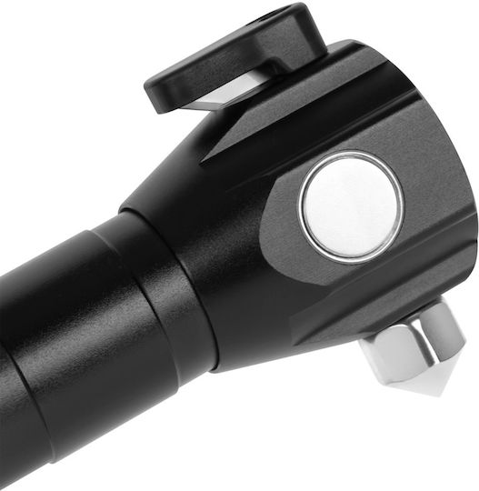 Rebel Rechargeable Flashlight LED IP20 with Maximum Brightness 285lm Red