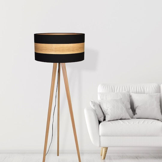 Eko Light Lamp Floor Lamp H100xW50cm. with Socket for Bulb E27 Black