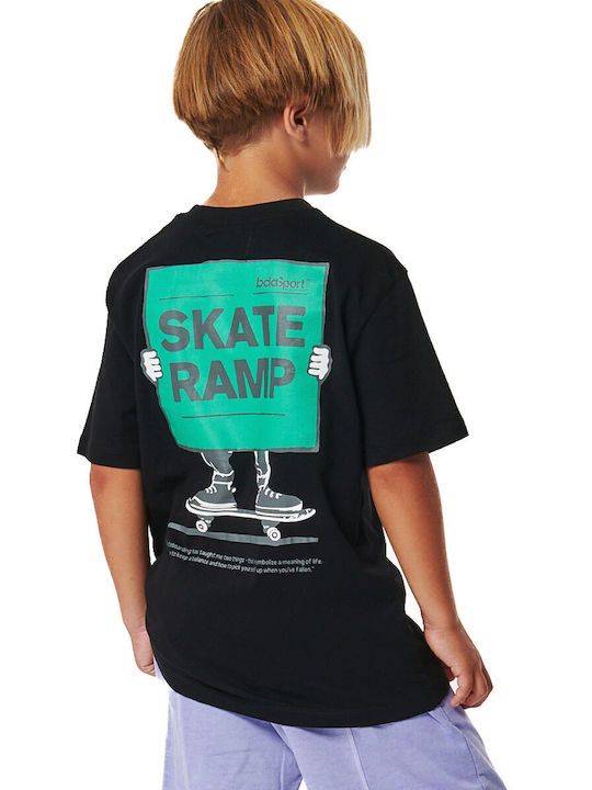 Kinder-T-Shirt Black