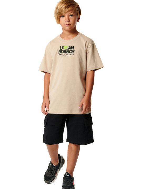 Kinder-T-Shirt Taupe Grey