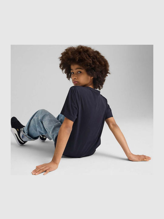Kids' T-shirt Dark Blue Graphic