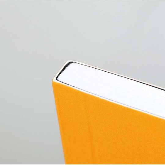 Rhodia Carnet 60 Foi A5 cu Puncte și Elastic Portocaliu