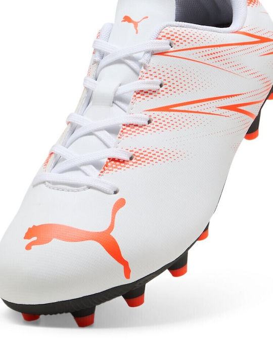 Attacanto FG/AG Jr Kinder Fußballschuhe und Stollenschuhe mit Tappen Schwarz